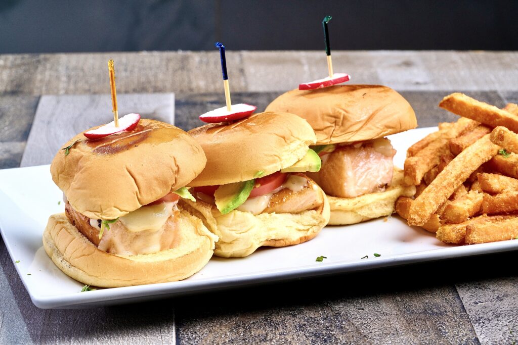 SALMON SLIDERS